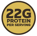 22G protein per serving